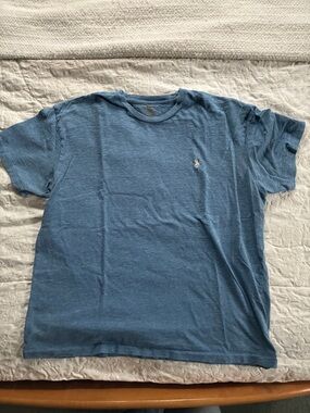 Men's Crew Neck T-Shirt in Heather Blue
